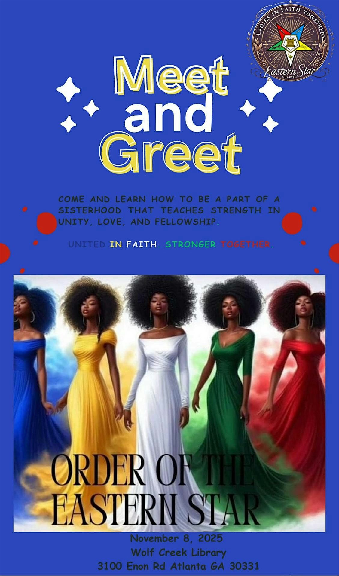 Ladies In Faith Together Chapter #111, 8 November | Event in Atlanta | AllEvents