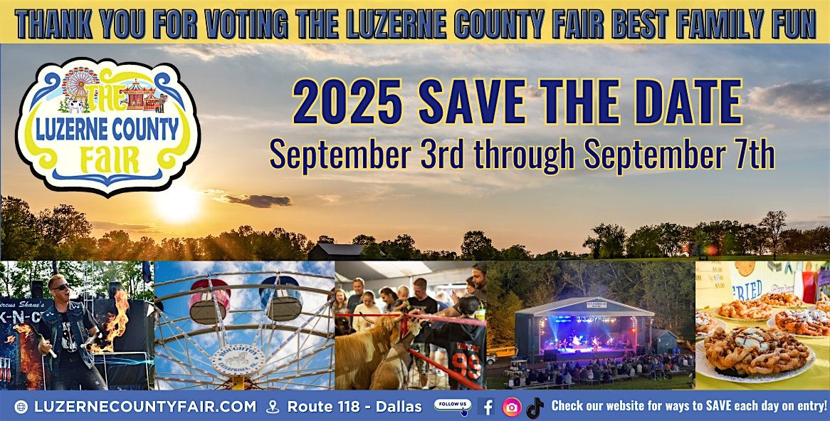 Luzerne County Fair, 3 September | Event in Dallas | AllEvents
