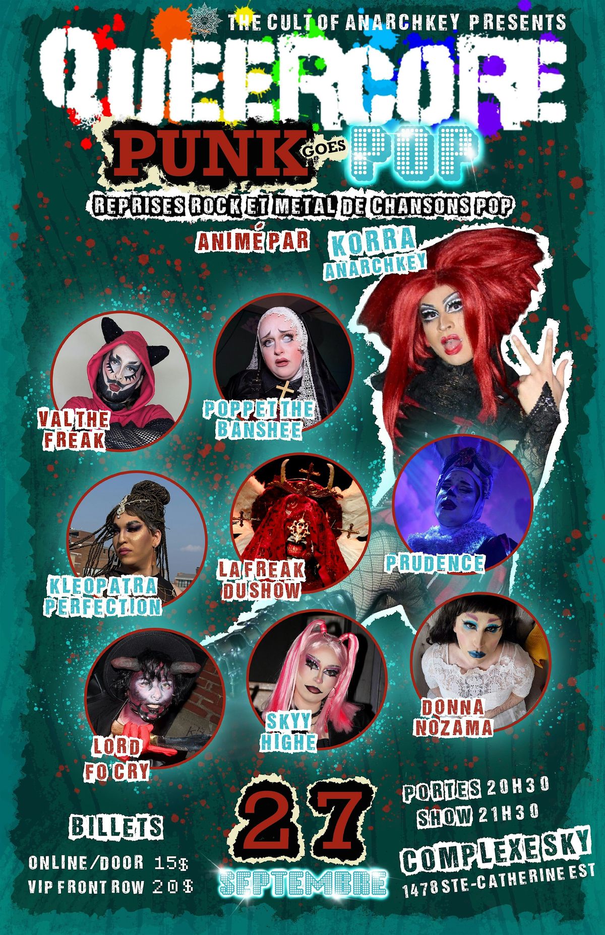 QUEERCORE: Punk Goes Pop, 27 September | Event in Montréal | AllEvents