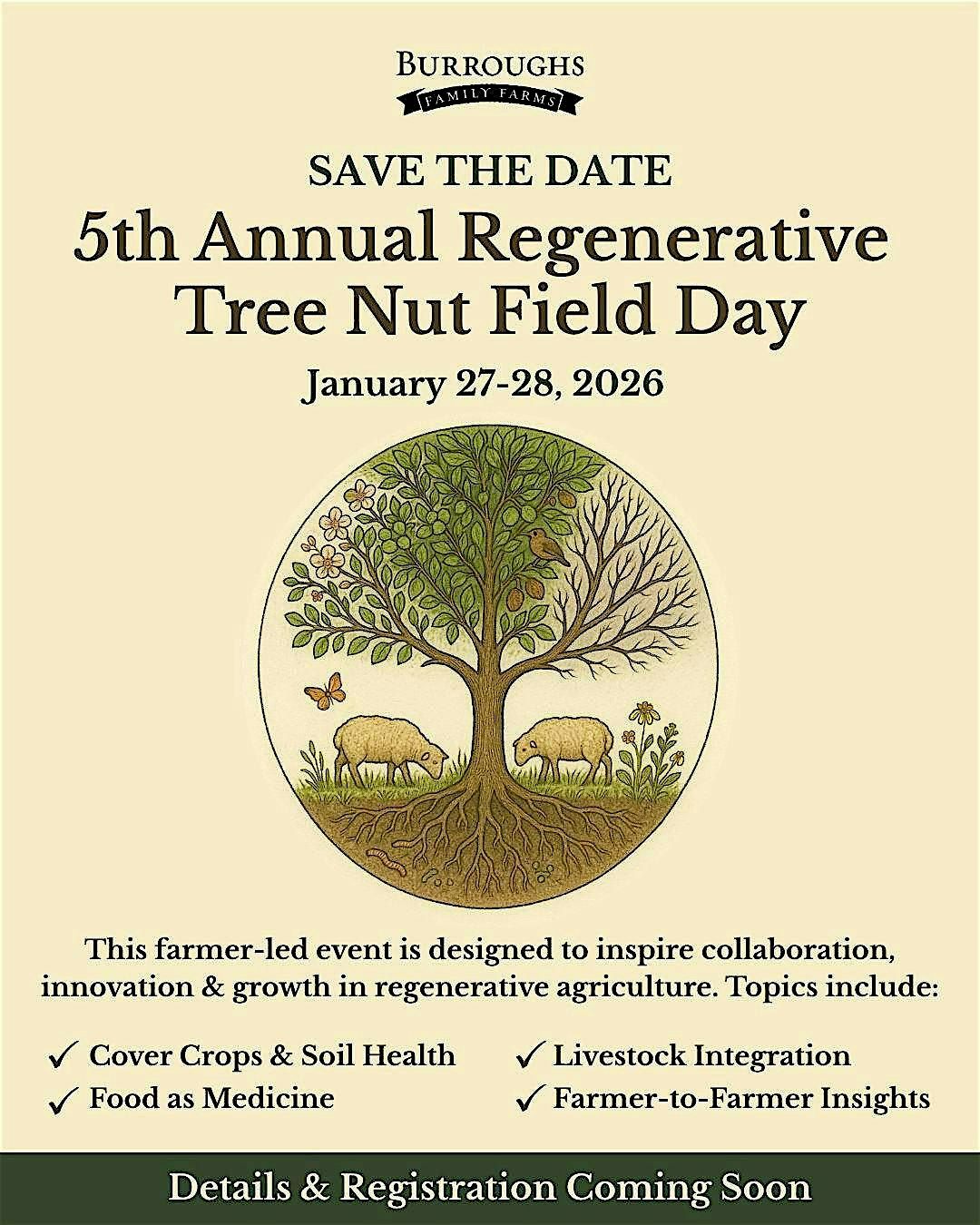 2026 Regenerative Tree Nut Field Day