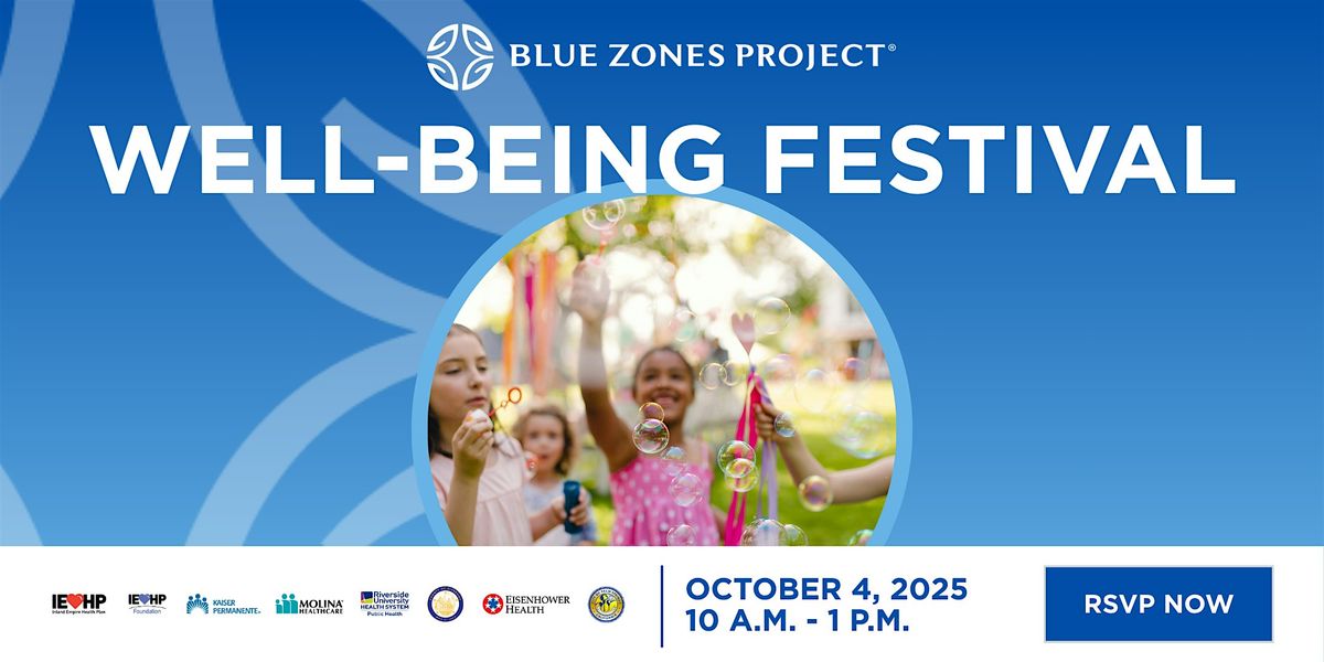 Blue Zones Project Palm Springs Well-Being Festival, 4 October | Event in Palm Springs | AllEvents