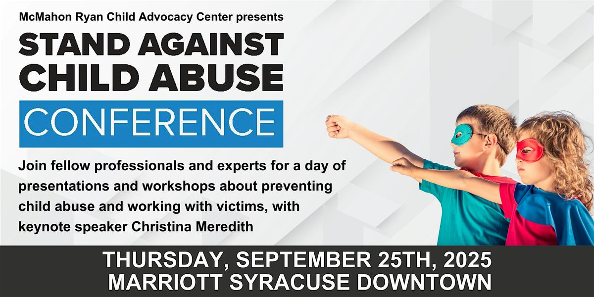 Stand Against Child Abuse Conference, 25 September | Event in Syracuse | AllEvents