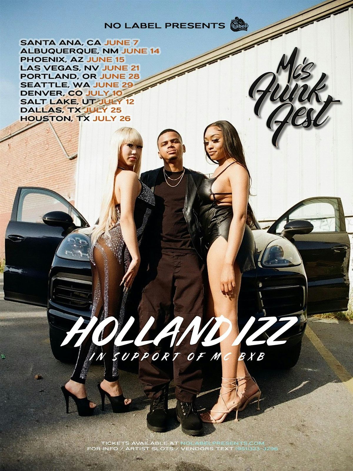 HOLLAND IZZ LIVE w/ MC BXB [MC's Funk Fest], 14 June | Event in Albuquerque | AllEvents