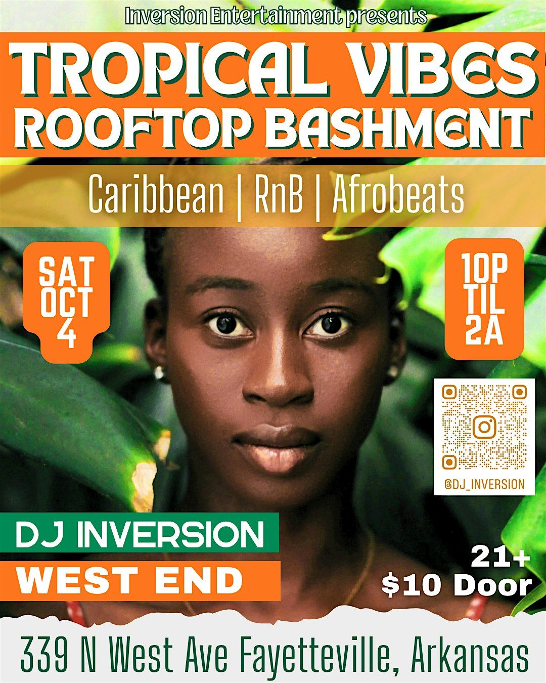 TROPICAL VIBES Rooftop Bashment | Event in Fayetteville | AllEvents