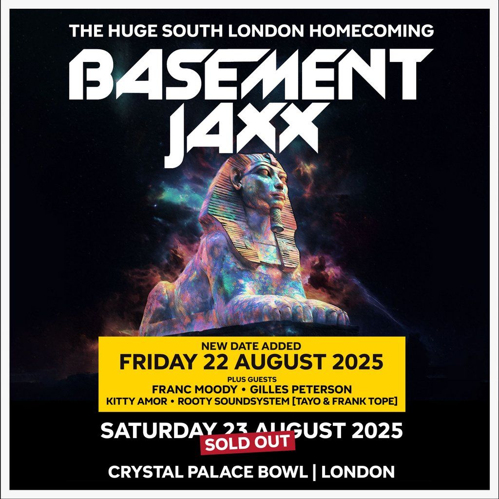Basement Jaxx, 22 August | Event in Croydon | AllEvents