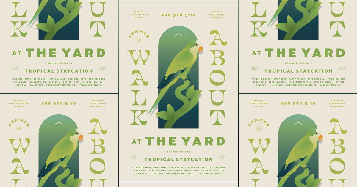 Summer Walkabout 2025: Tropical Staycation, 9 August | Event in Austin | AllEvents