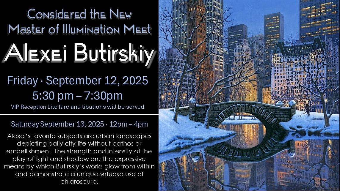 Alexei Butirskiy The Master of Illumination, 12 September | Event in Oyster Bay | AllEvents