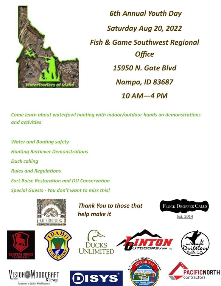 6th Annual Youth Day, Idaho Fish and Game Southwest Region, Nampa