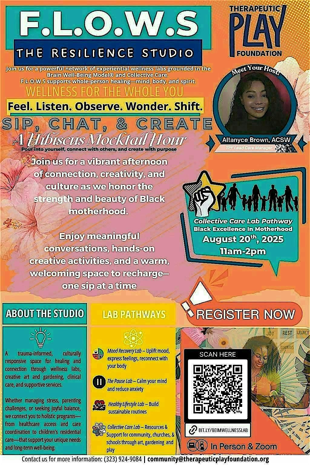 F.L.O.W.S The Resilience Studio: A Hibiscus Mocktail Hour, 20 August | Event in Los Angeles | AllEvents