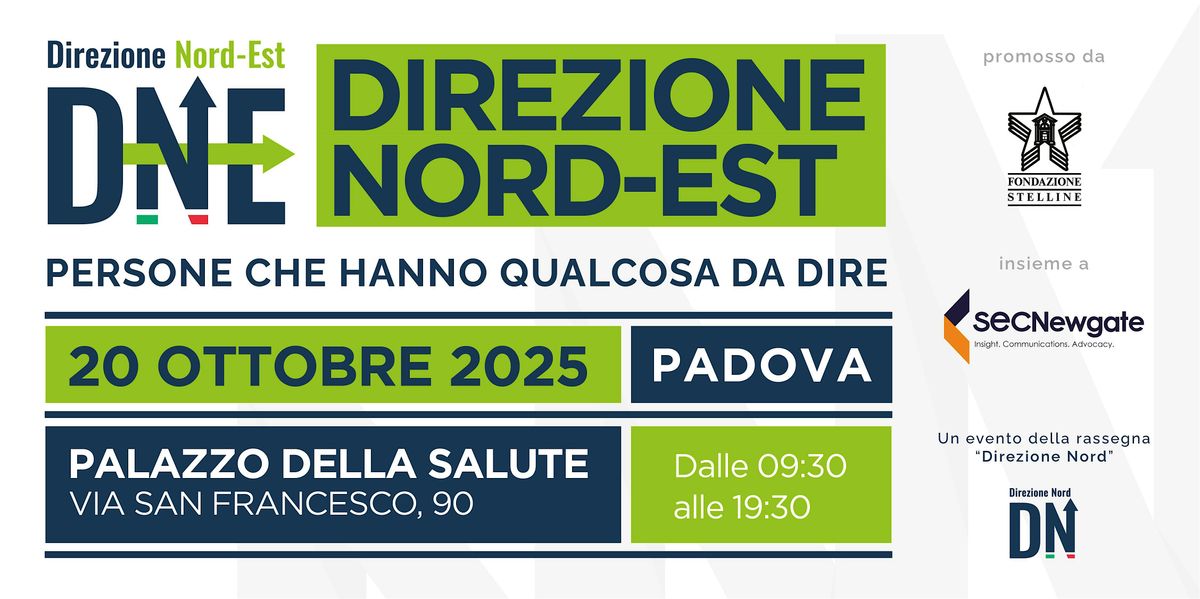 Direzione  Nord-Est - "Una nuova era", 20 October | Event in Padova | AllEvents