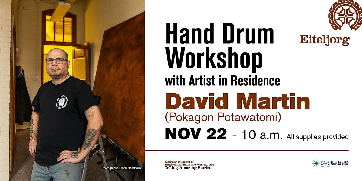 Hand Drum Workshop with Artist in Residence David Martin, 22 November | Event in Indianapolis | AllEvents