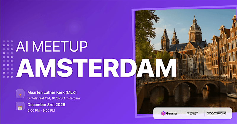 Mindstone Amsterdam December AI Meetup, 3 December | Event in Amsterdam | AllEvents