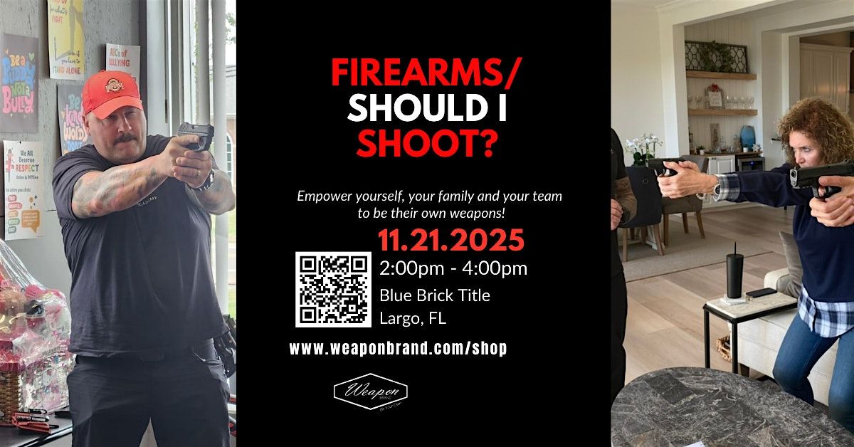 FREE USCCA Event/ Should I Shoot?, 21 November | Event in Clearwater | AllEvents
