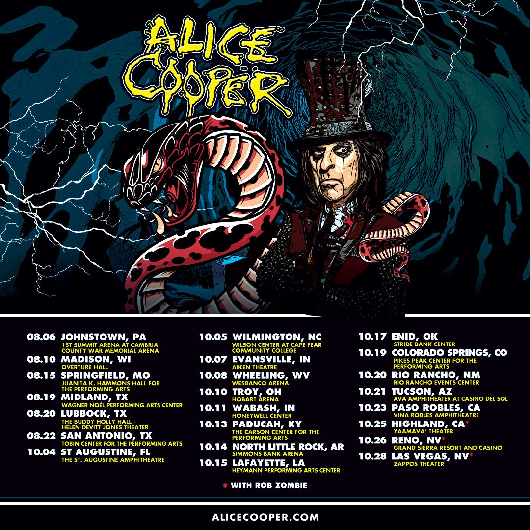 Alice Cooper Cardiff Tickets, 22 July | Event in Cardiff | AllEvents