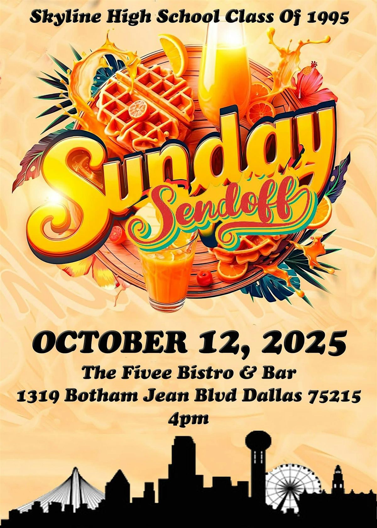 SHS Class of '95- 30 Year Reunion Sunday Sendoff, 12 October | Event in Dallas | AllEvents