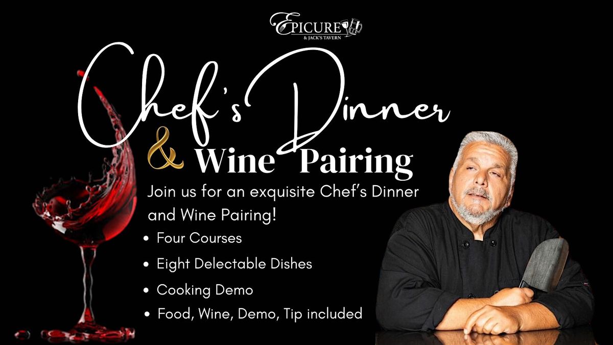 (May)- Chef's Dinner & Wine Pairing, 28 May | Event in Millbrook | AllEvents