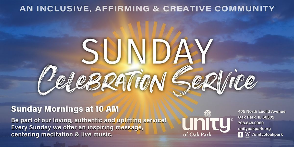 Sunday Service with Inspiring message, music, meditation & youth education | Event in Oak Park | AllEvents