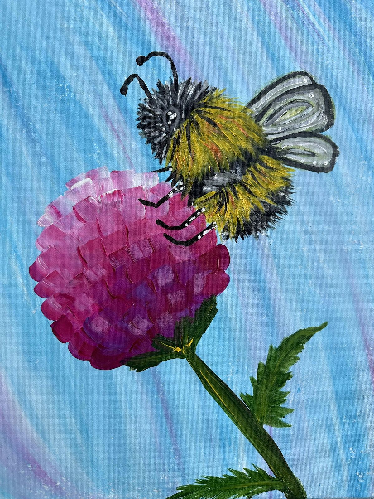 Acrylic Painting with "DIY with Deanna" - Sweet Bee at Swan Island Dahlias, 4 September | AllEvents
