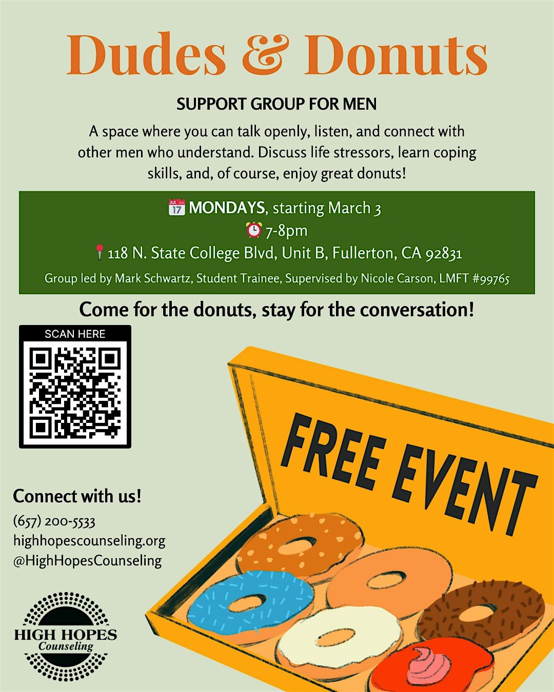 Dudes & Donuts | Event in Fullerton | AllEvents