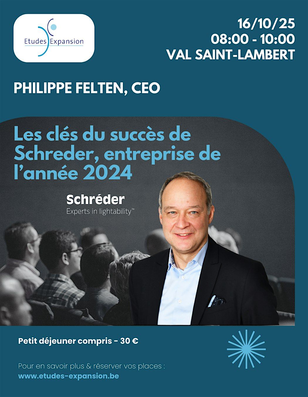 « Les clés du succès de Schréder, entreprise de l’année 2024 », 16 October | Event in Seraing | AllEvents
