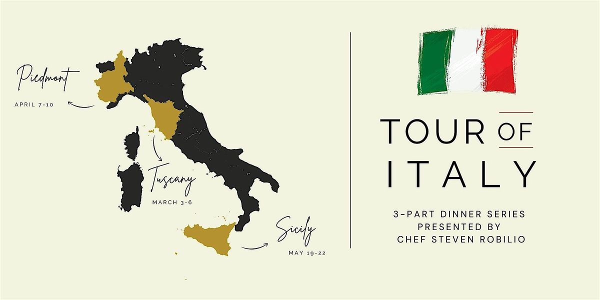 Chef Dinner: Tour of Italy-Sicily at Amerigo Nashville, 20 May | Event in Nashville | AllEvents