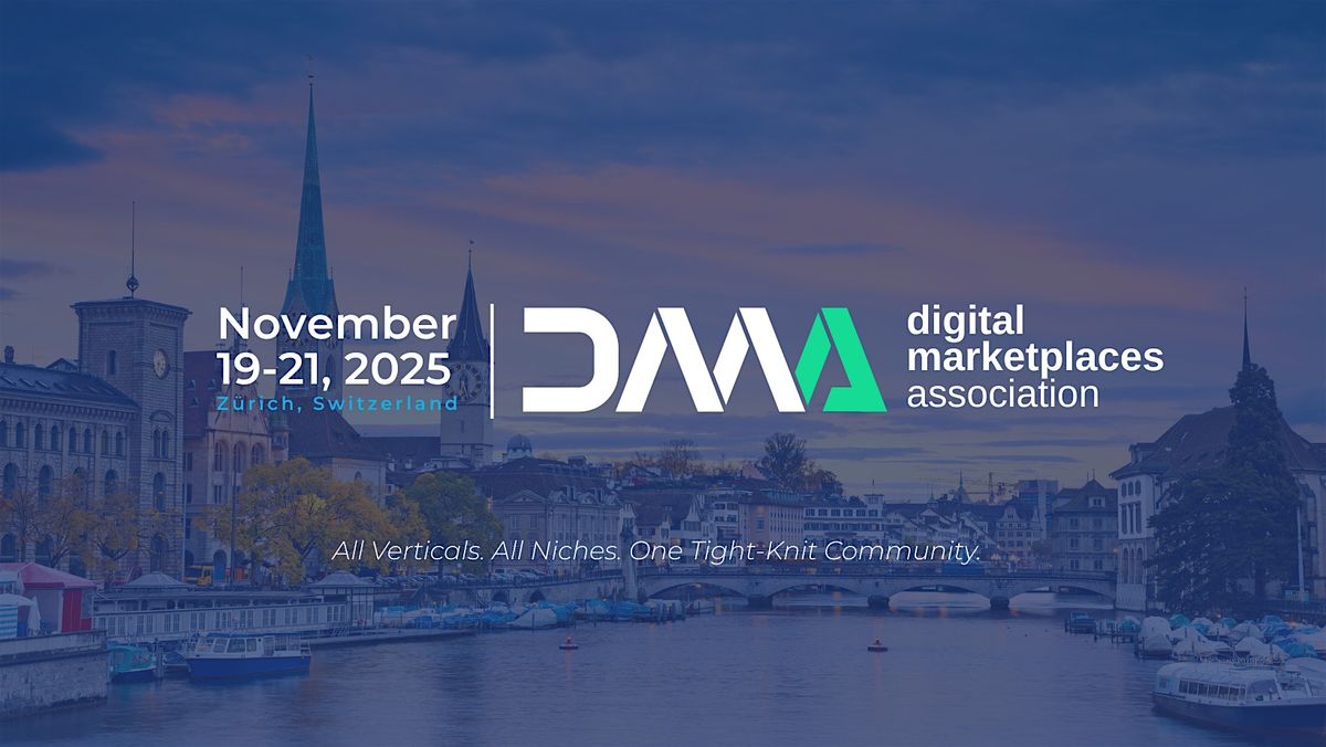DMA  Conference, 19-21 November 2025, 19 November | Event in Zürich | AllEvents