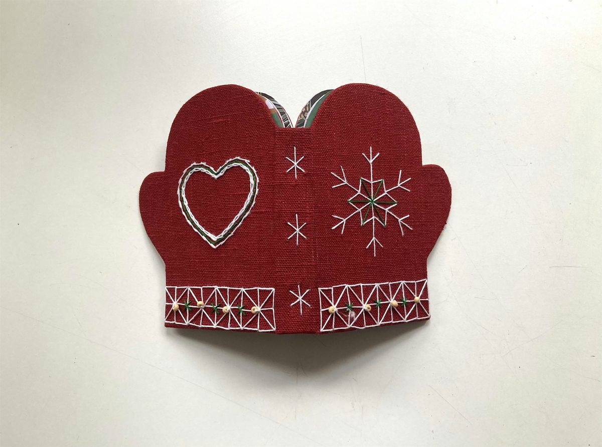 CHRISTMAS MITTENS - In-Person Bookbinding Festive Workshop Worcestershire, 29 November | Event in Worcester