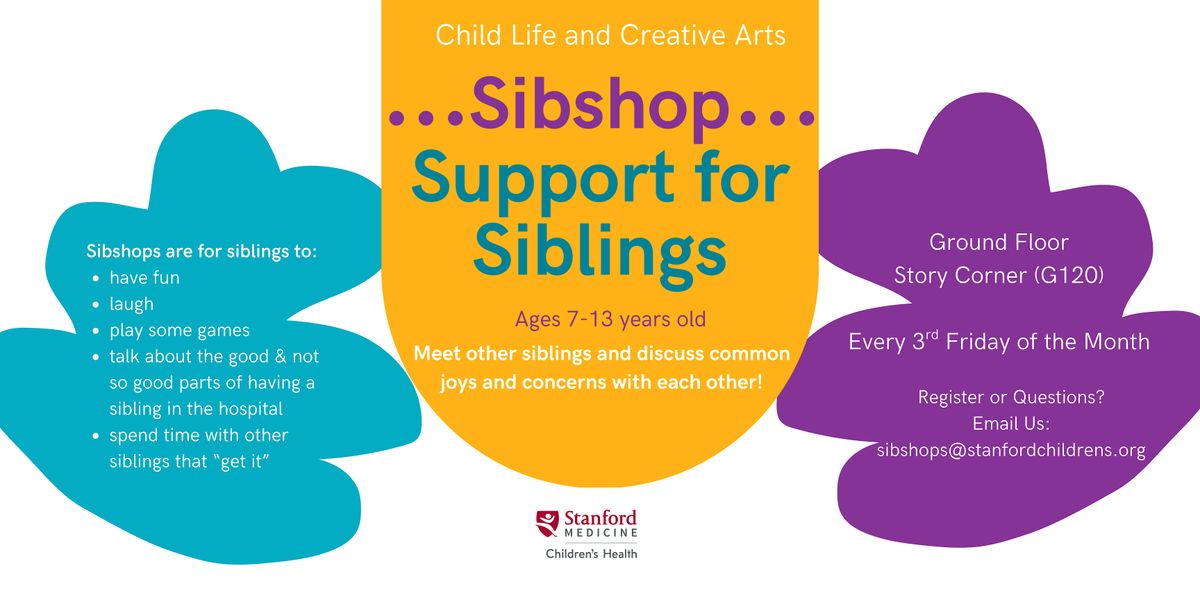Child Life & Creative Arts Sibshop