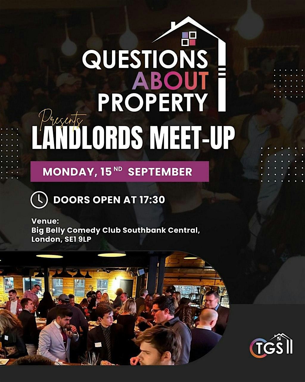 Questions About Property Presents Landlords Meet-Up, 15 September | Event in London | AllEvents