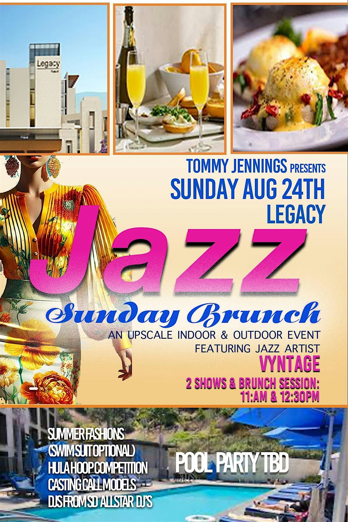 Legacy Sunday Brunch 11:00am Seating, 24 August | Event in San Diego | AllEvents