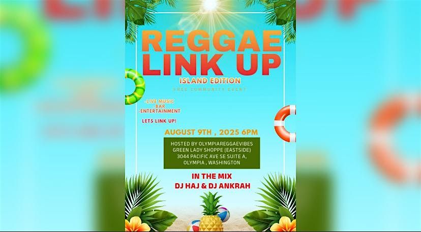 Reggae link up (Island edition), 9 August | Event in Olympia | AllEvents
