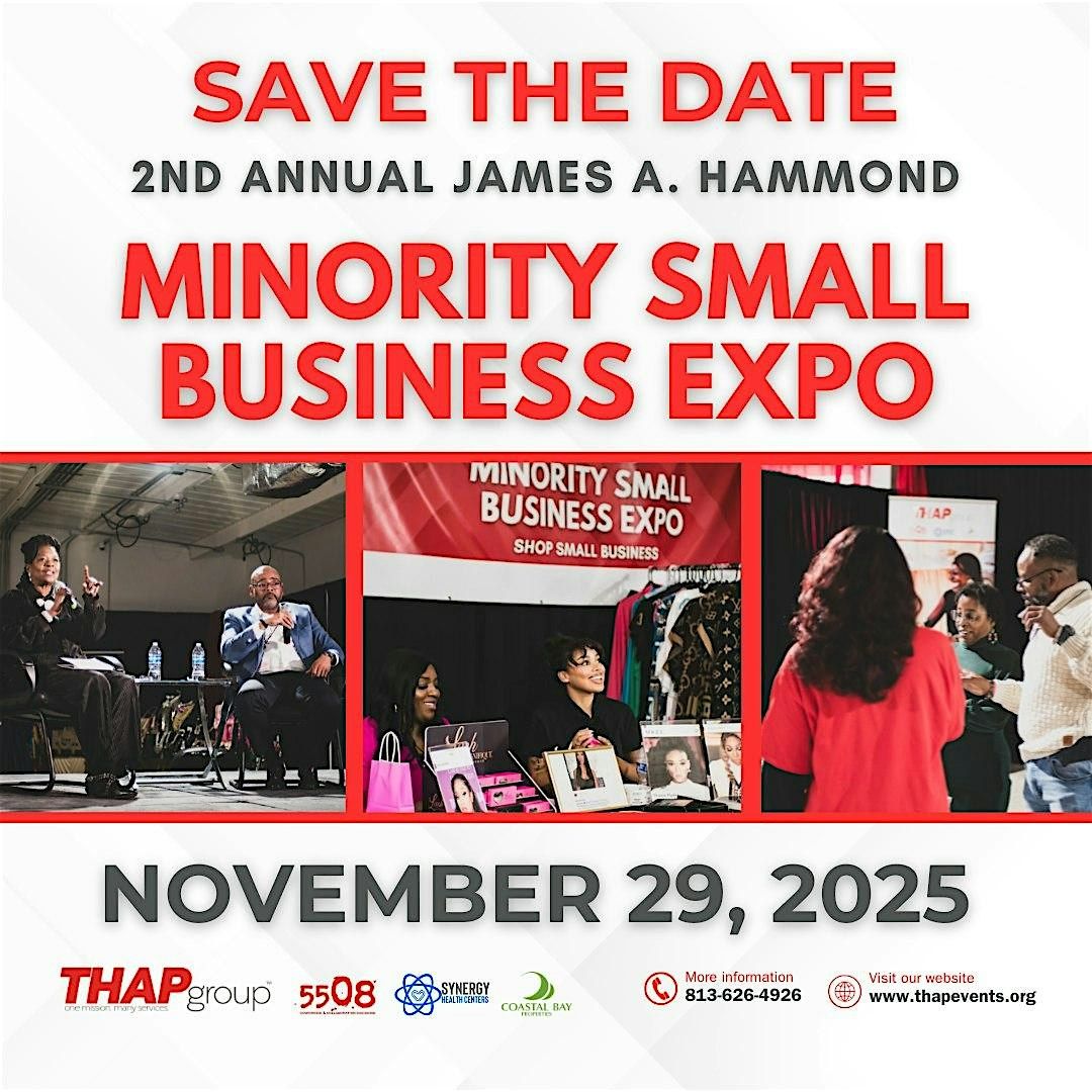 2nd Annual James A. Hammond Minority Small Business Expo, 29 November | Event in Tampa | AllEvents