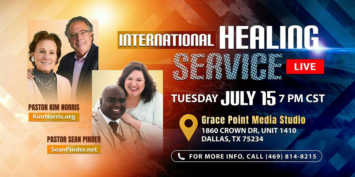 International Healing Service, 15 July | Event in Farmers Branch | AllEvents