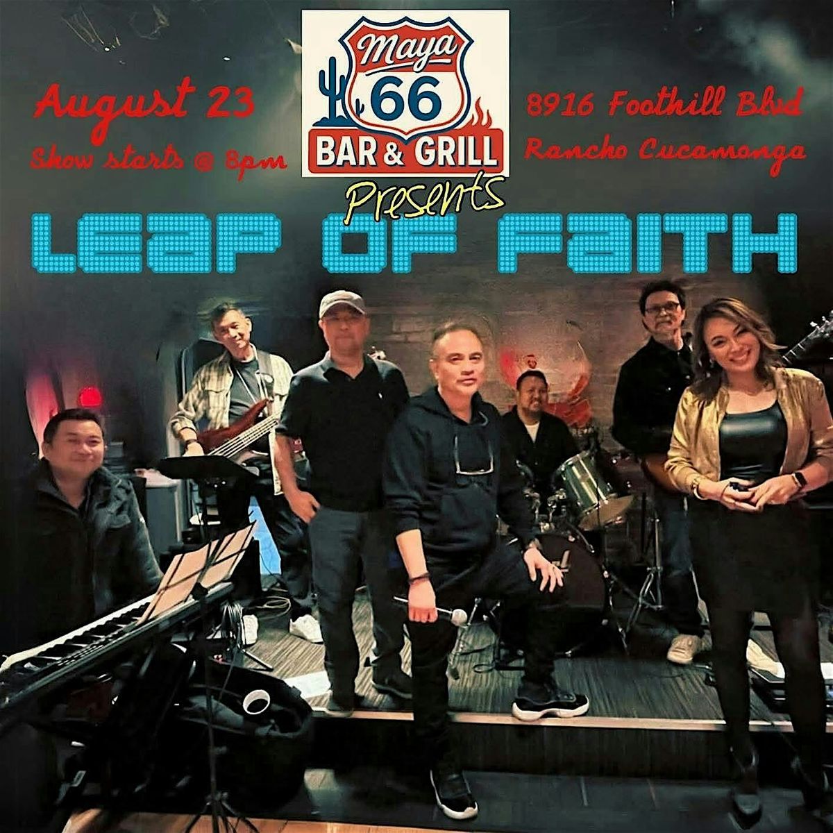 Leap Of Faith Live Performance, 23 August | Event in Rancho Cucamonga | AllEvents