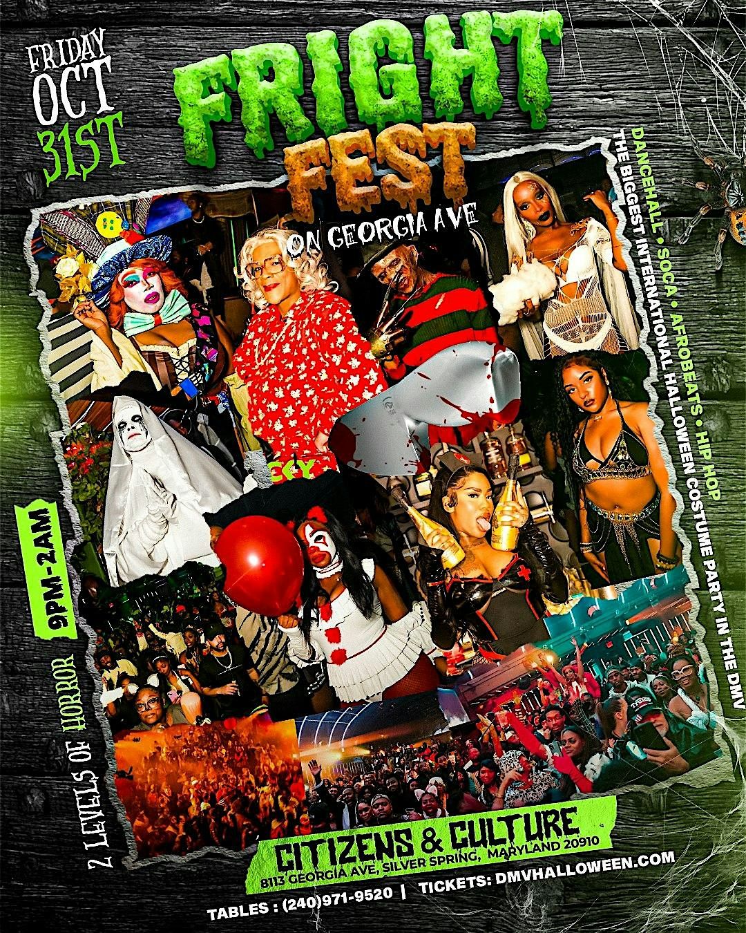 FRIGHT FEST 2025 (INTERNATIONAL HALLOWEEN BASHMENT/FETE), 31 October | Event in Silver Spring | AllEvents