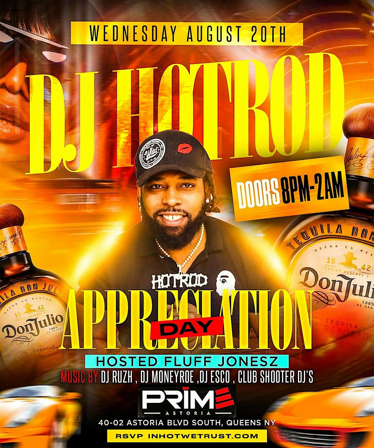 DJHOTROD APPRECIATION DAY PARTY, 20 August | Event in Queens | AllEvents