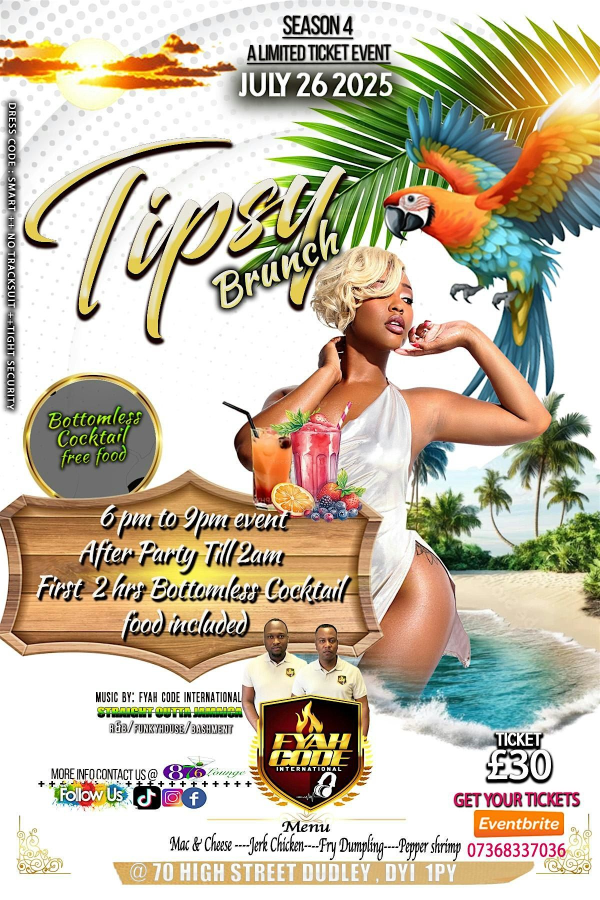 Tipsy Brunch, 26 July | Event in Dudley | AllEvents