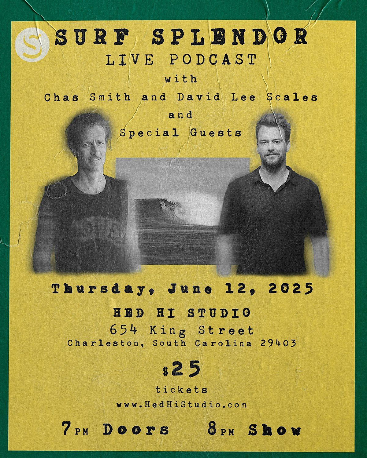 Surf Splendor LIVE at Hed Hi Studios w/ special guests TBA, 12 June | Event in Charleston | AllEvents