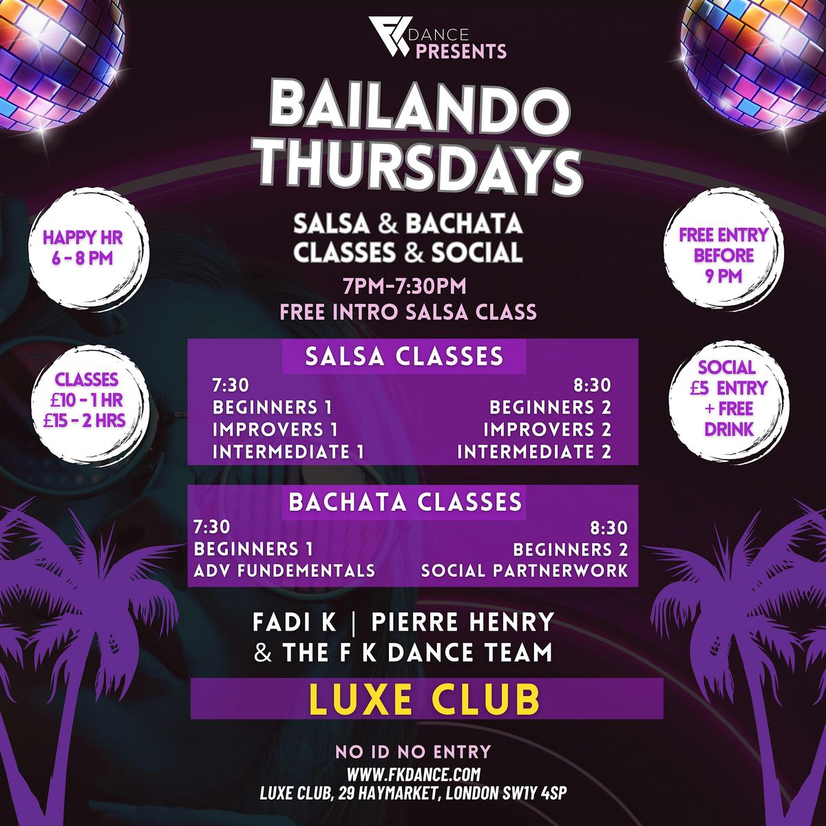 FREE Salsa Class & Free Entry Every Thurs Central London (Deposit Req) | Event in London | AllEvents
