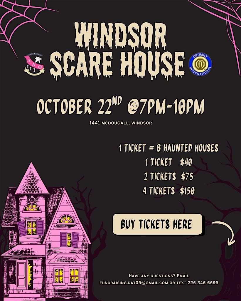 Windsor Scare House, 22 October | Event in Windsor | AllEvents
