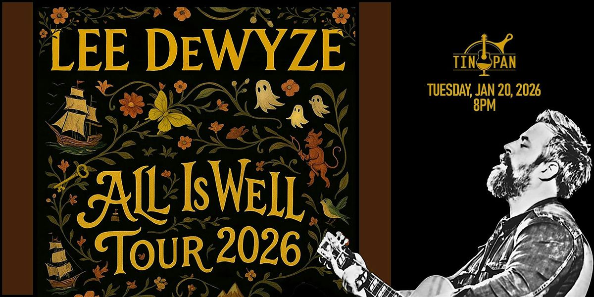 Lee DeWyze “All is Well” Tour, 20 January | Event in Richmond | AllEvents