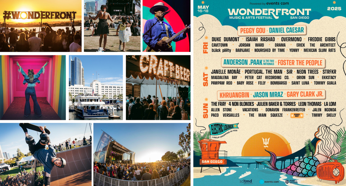 Wonderfront Music and Arts Festival - (Sunday Pass) with Khruangbin, Jason Mraz, Gary Clark Jr, and more!
