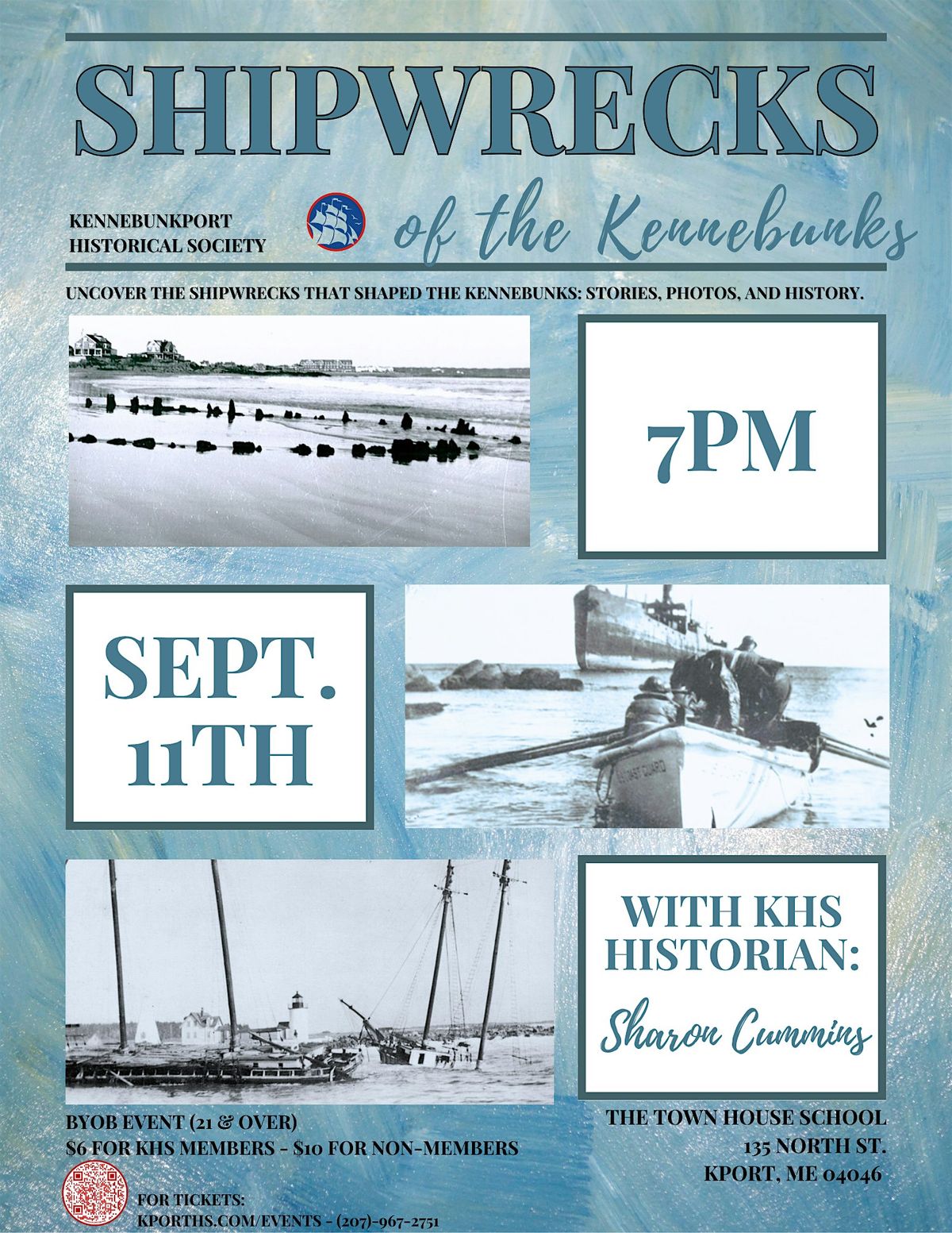 Shipwrecks of the Kennebunks, 11 September | Event in Kennebunkport | AllEvents