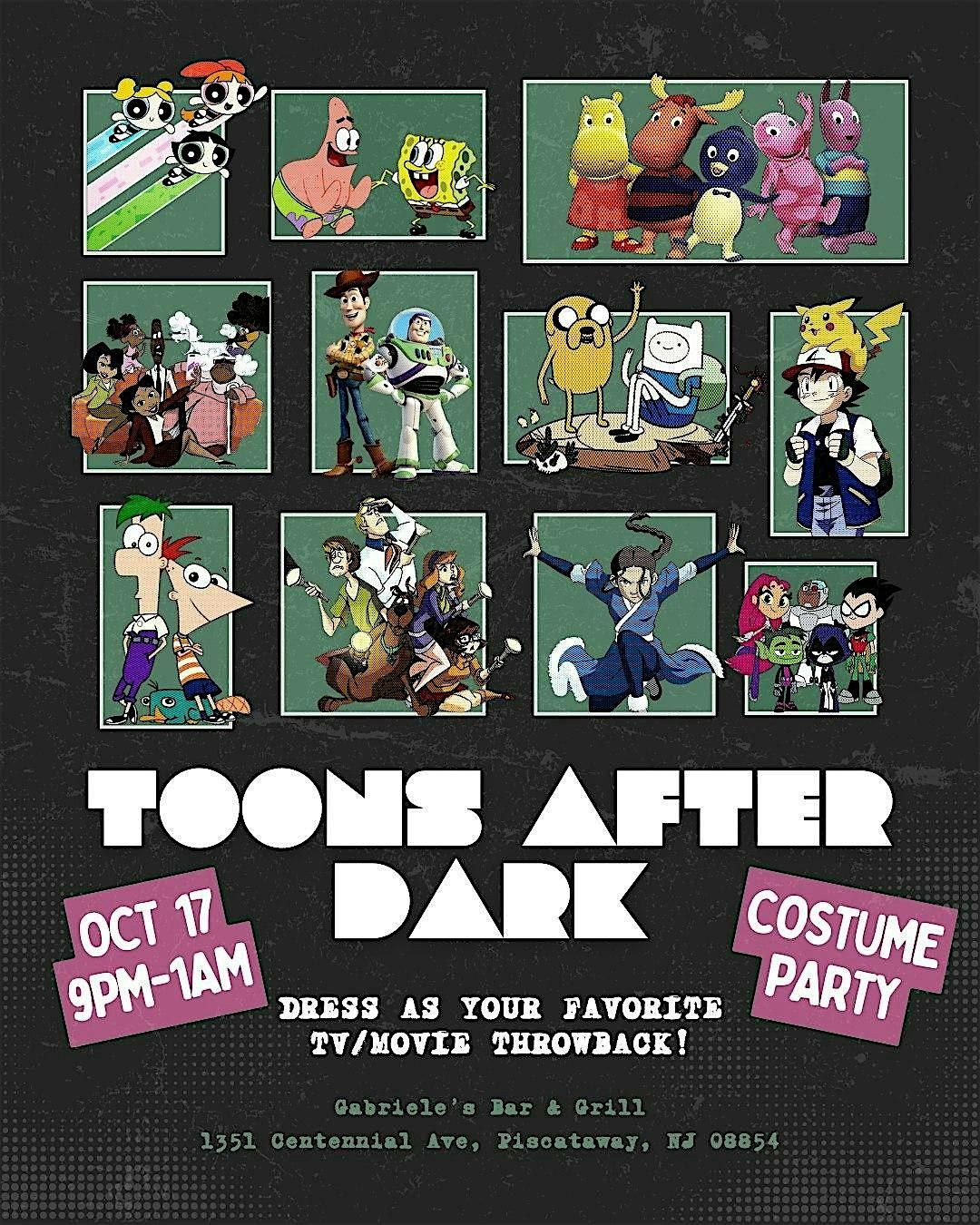 Toons After Dark, 17 October | Event in Piscataway | AllEvents