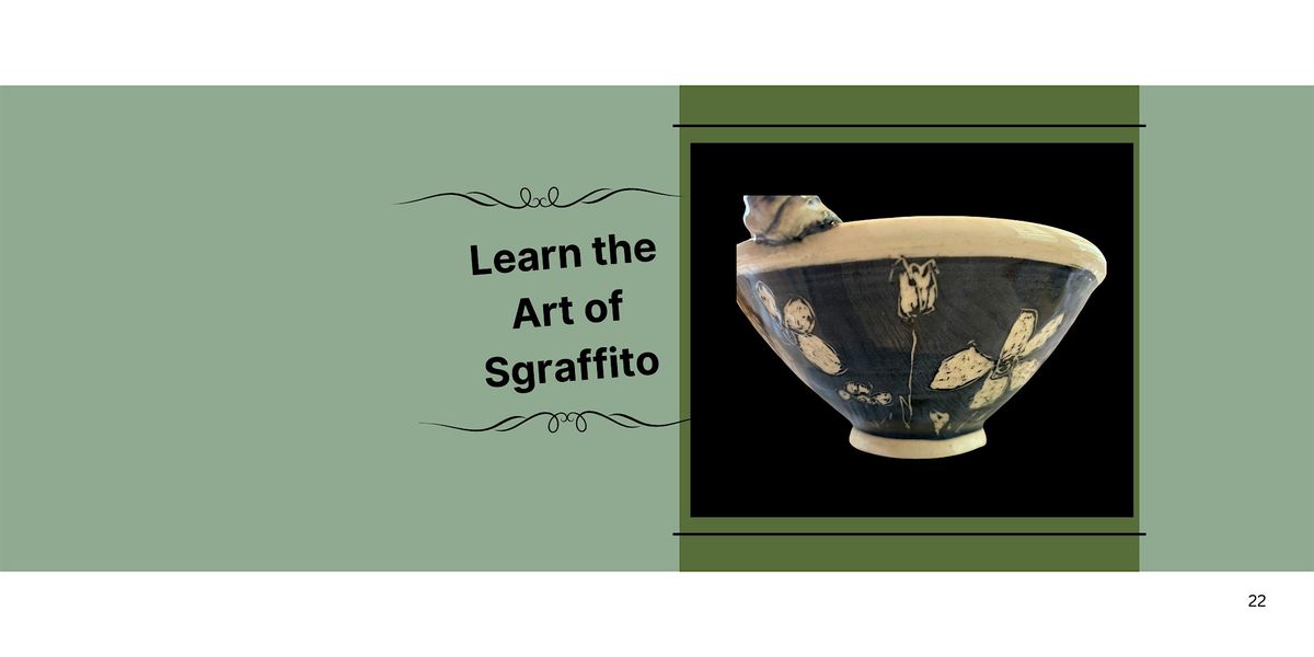 Learn the Art of Sgraffito at the Pottery Studio GOLA 3 week Class, 13 September | Event in Flagler Beach