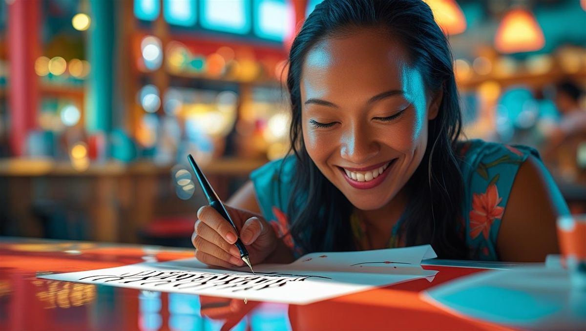 Modern Calligraphy for Beginners -Workshop + Guided Beverage Tasting | Event in Ann Arbor | AllEvents