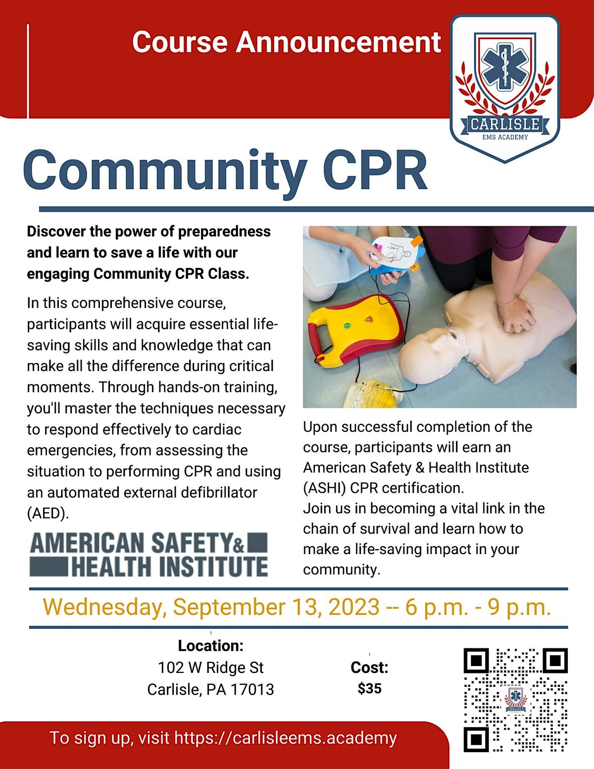 Community CPR, 16 July | Event in Carlisle | AllEvents