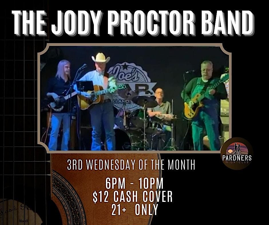 Jody Proctor Band LIVE Wednesday October 15th, 2025, 16 October | Event in Buchanan Dam | AllEvents