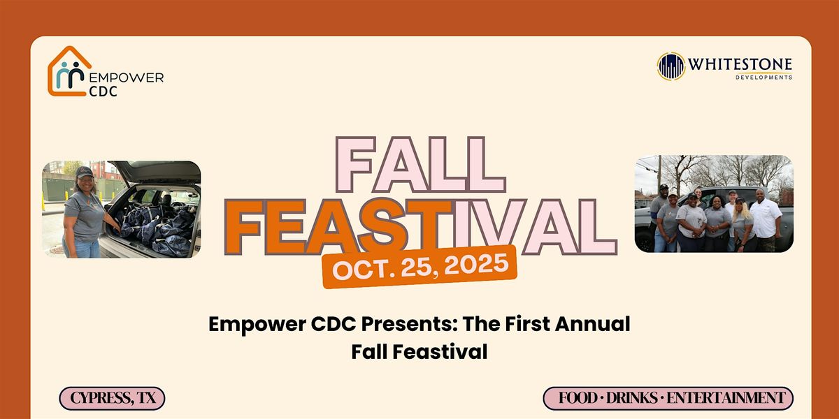 Empower CDC Presents: Fall Feastival 2025, 25 October | Event in Cypress | AllEvents