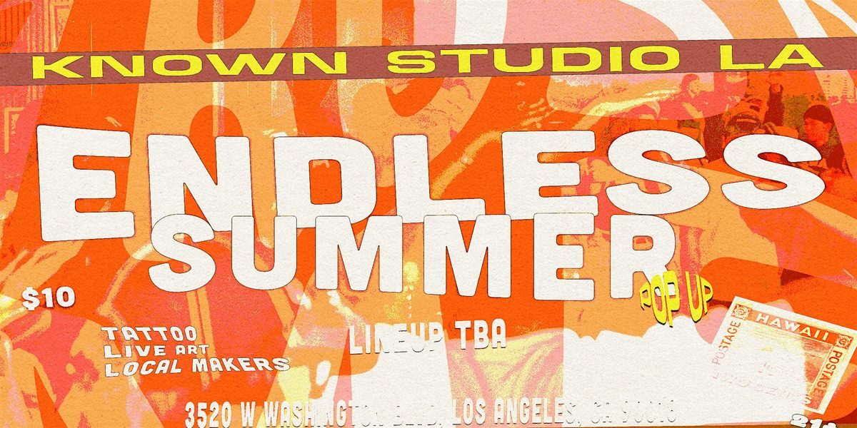 Endless Summer Pop Up!, 31 August | Event in Los Angeles | AllEvents